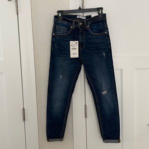 Zara skinny cropped jeans